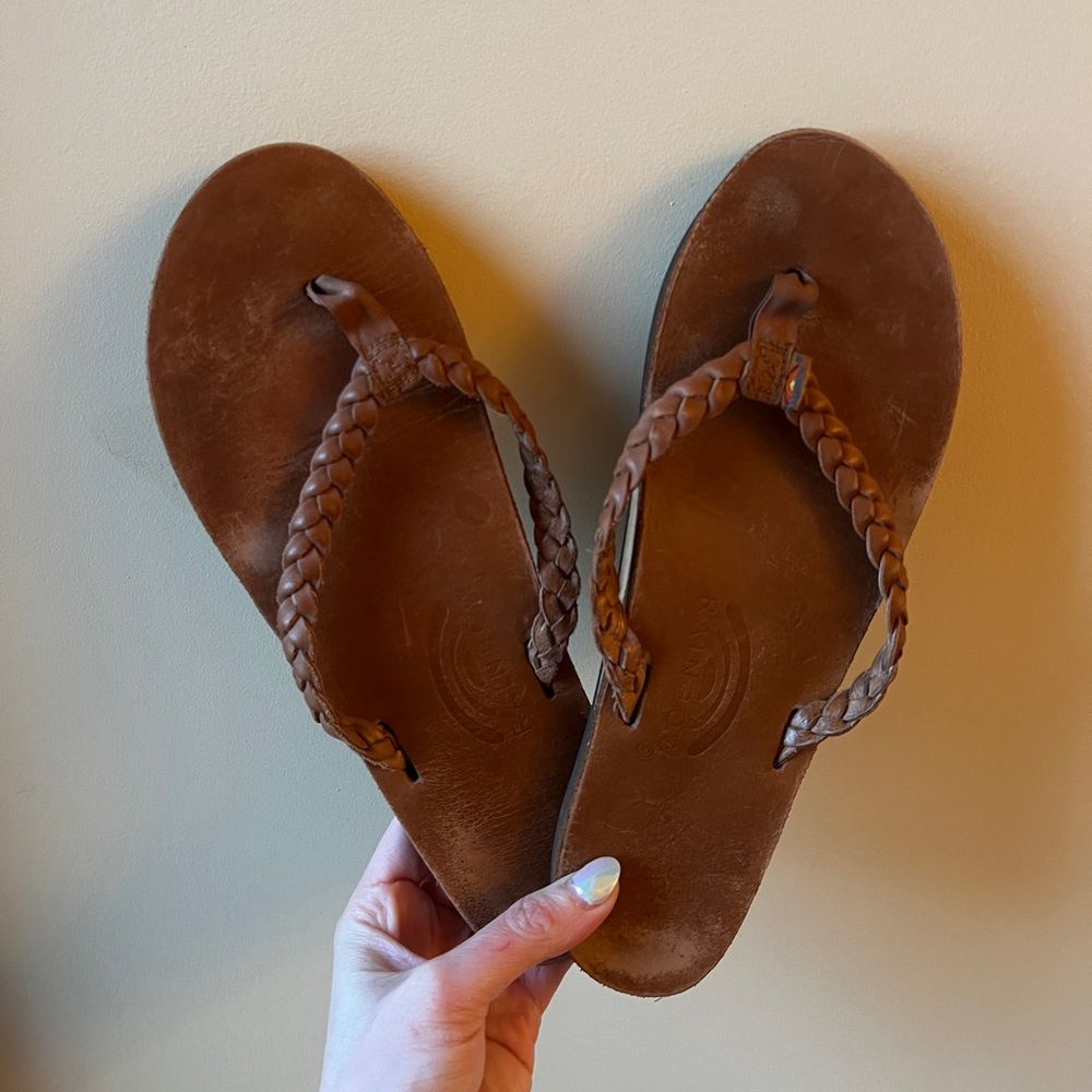 Braided Rainbow Sandals
